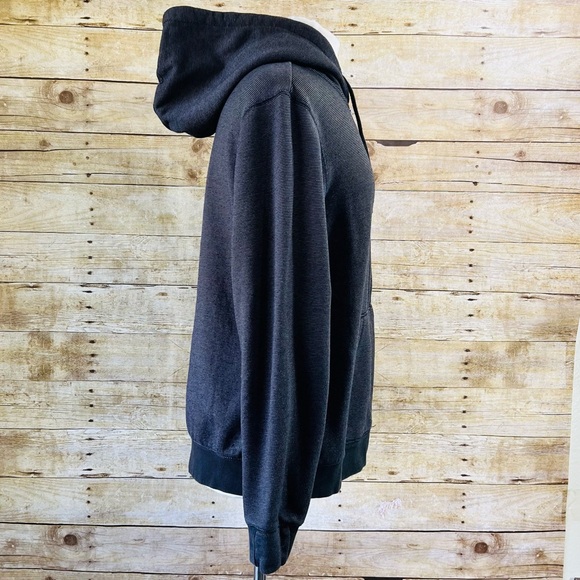 District Made Size XL Men's Charcoal Hoodie - Picture 5 of 9